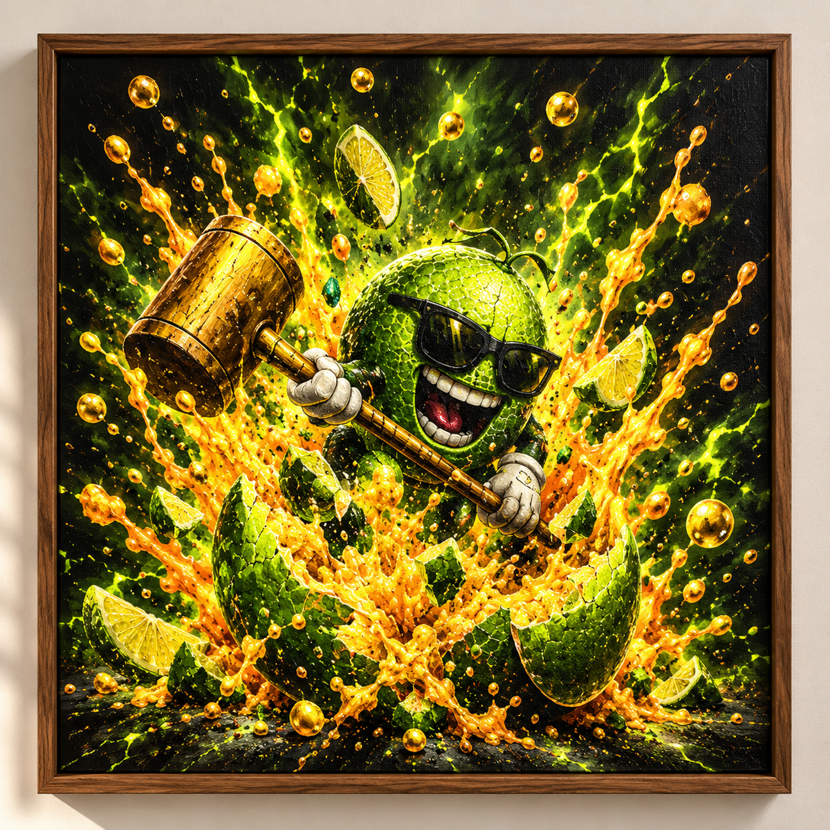 Canvas Print - Melon Cracker