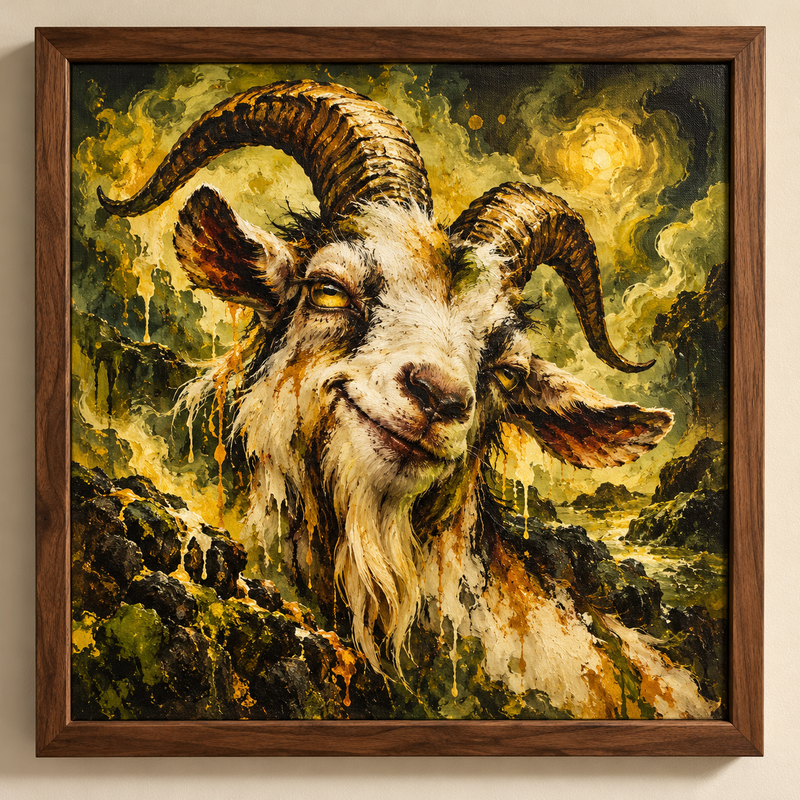 Canvas Print - Goat Piss